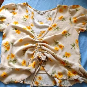 Women's Floral blouse.